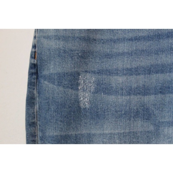 Vigoss Marley Distressed Midrise Cuffed Capri Light Wash Plus Size 22 H14763 - Picture 5 of 14